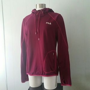 Fila Athletic Hoodie Sweatshirt Run Gym